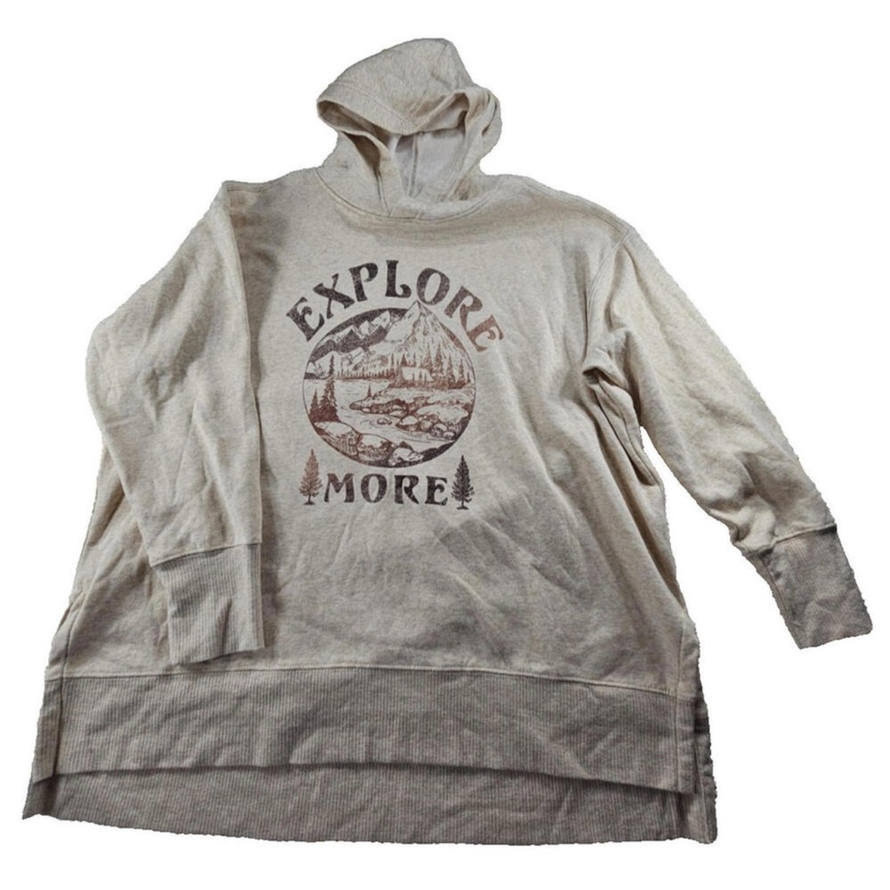 Maurice’s Explore More Hooded Graphic Hoodie sweatshirt hike xxl